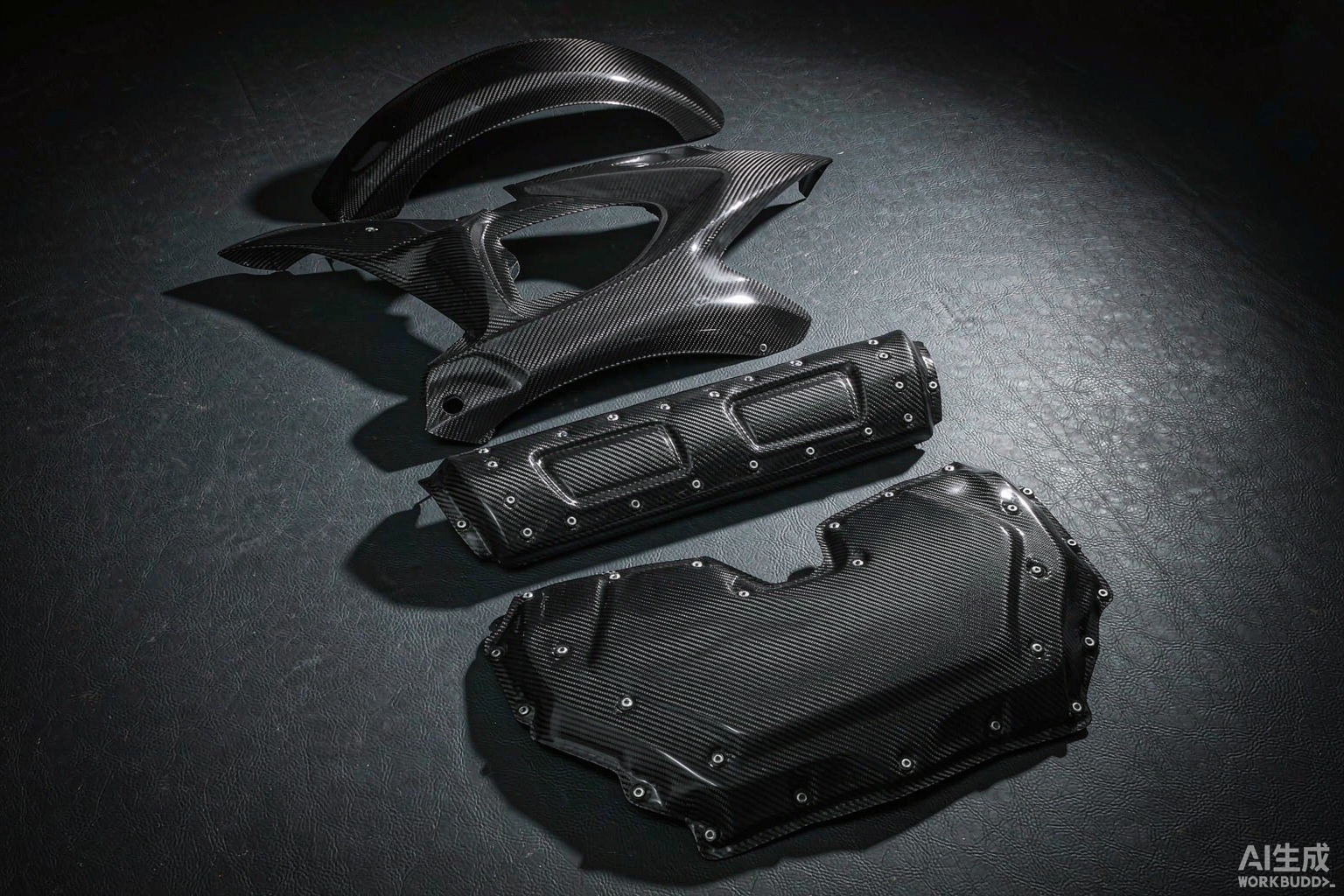 Carbon fiber motorcycle parts